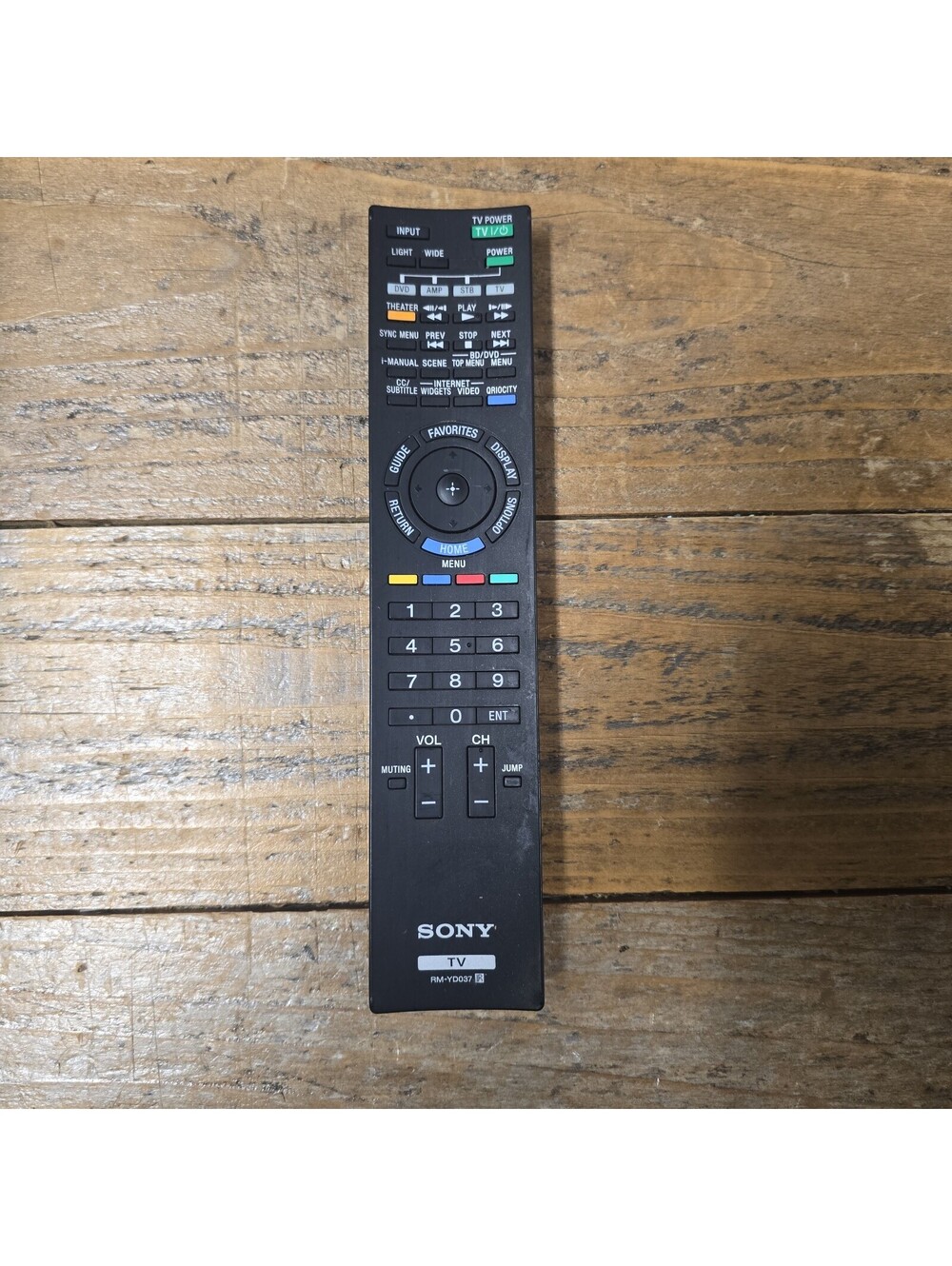 SONY RM-YD037 REMOTE CONTROL for KDL-40NX700 KDL-46NX700 KDL-46NX800 KDL-52NX800